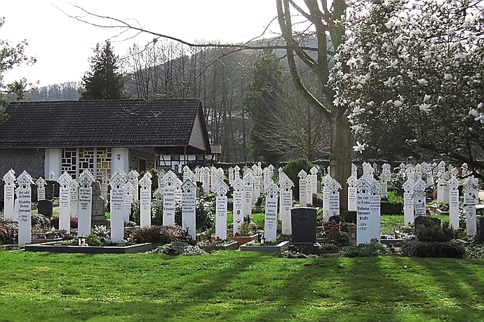 Der Stickelfriedhof in LIndenfels OT Schlierbach
