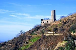 Schriesheim liegt malerisch zwischen Heidelberg und Weinheim und gehoert zur Badischen Bergstrasse. Ueberragt wird der Ort von seinem Wahrzeichen, der  Strahlenburg. 