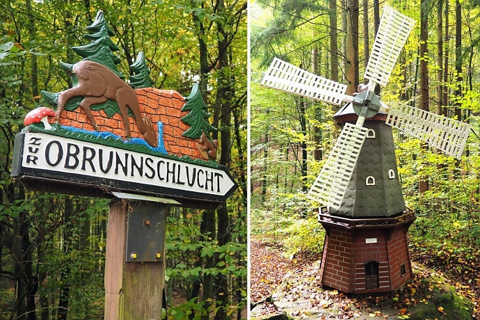 Obrunnschlacht, Odenwald, Rundweg