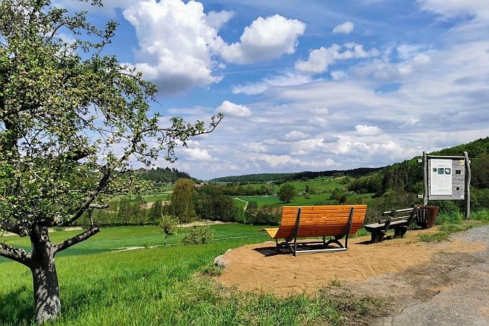 Schöne Aussichten in den Odenwalf vom Pfad der Vielfalt im Fischbachtal 