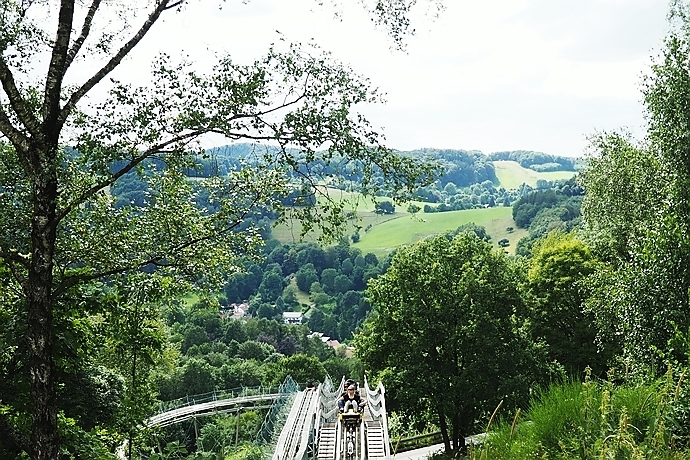 Sommerrodelbahn im Odenwald Wald Michelbach