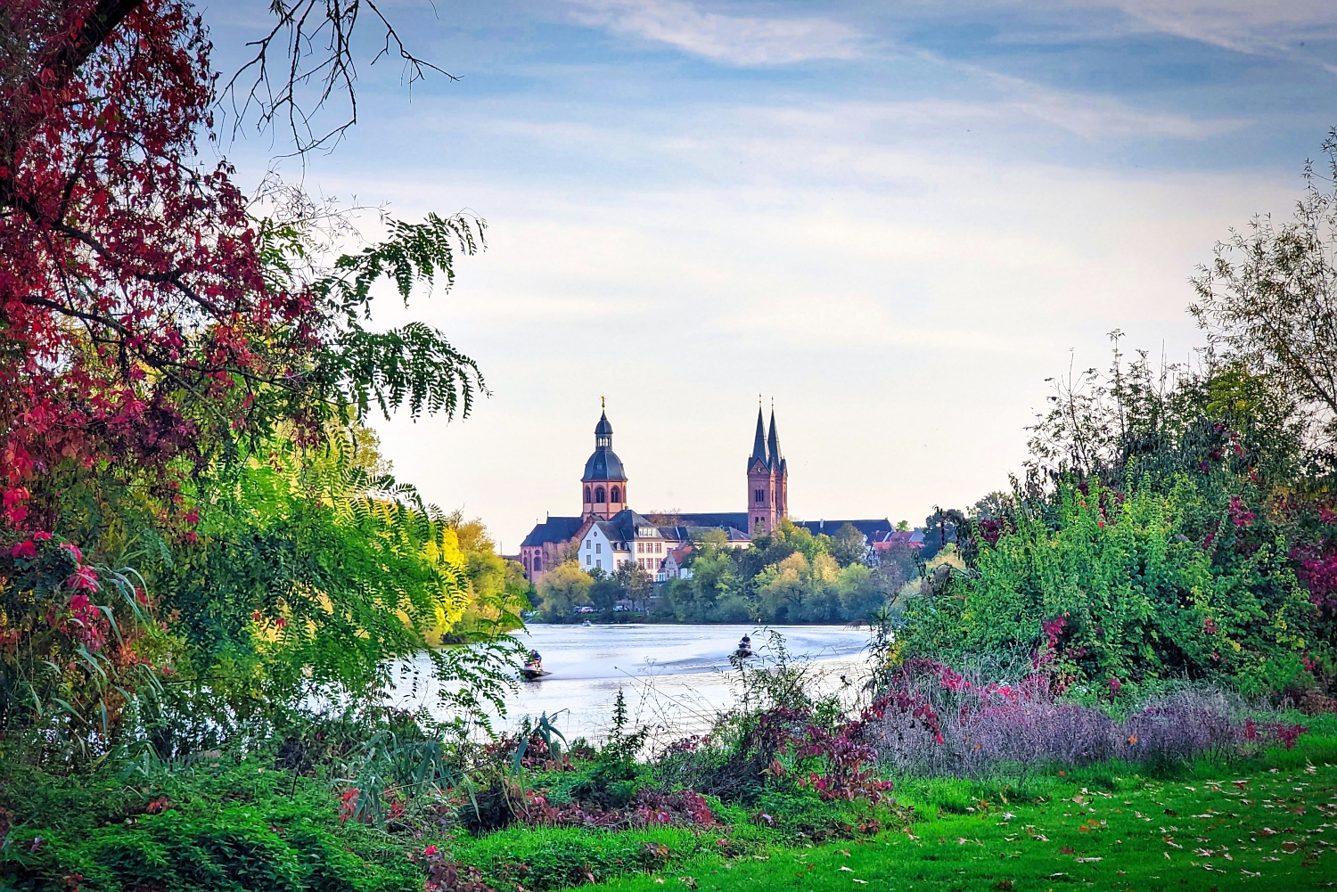 Blick auf Seligenstadt/Main