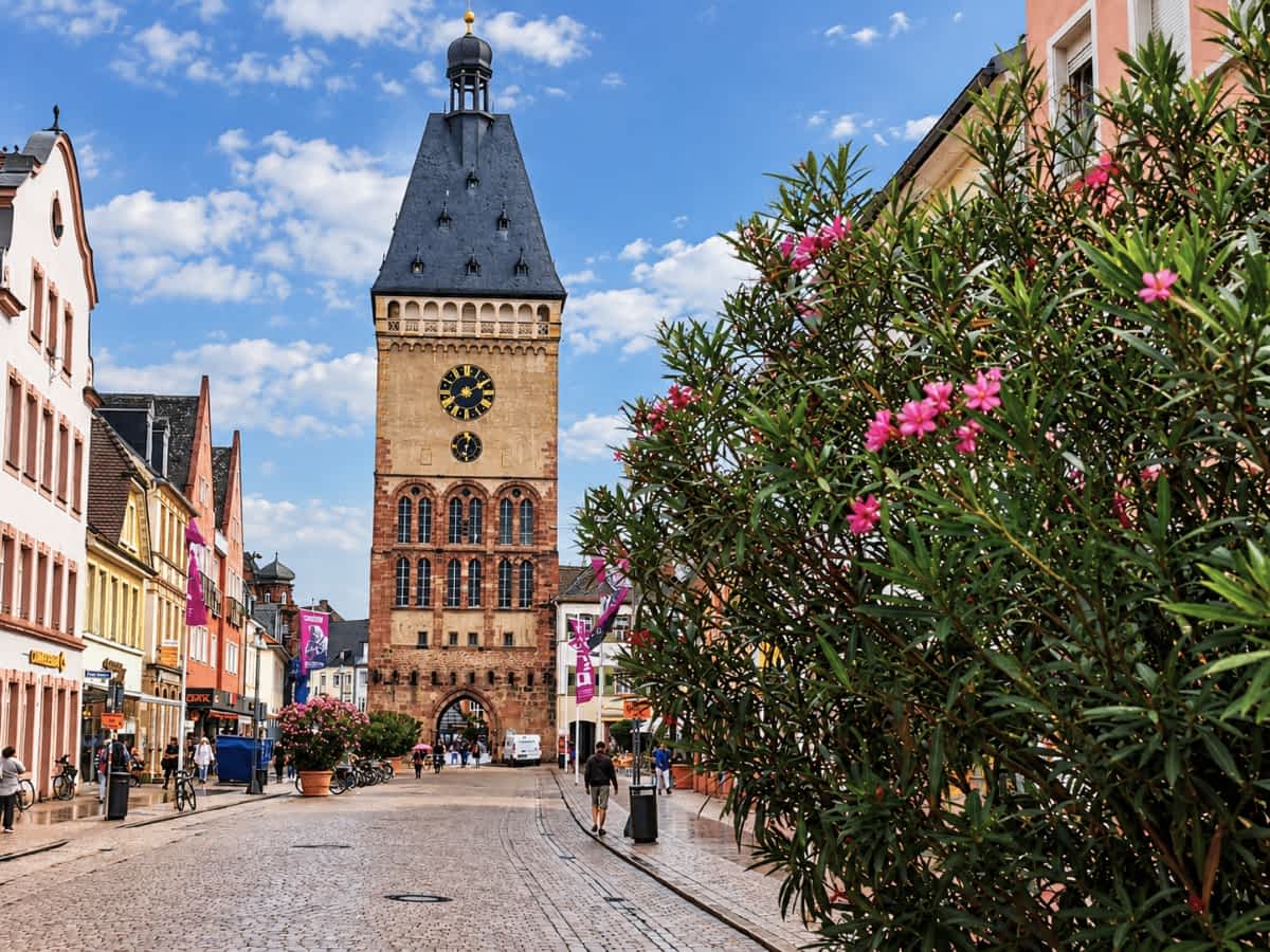 Blick von der Maximilianstrasse aufs Altpöretl 