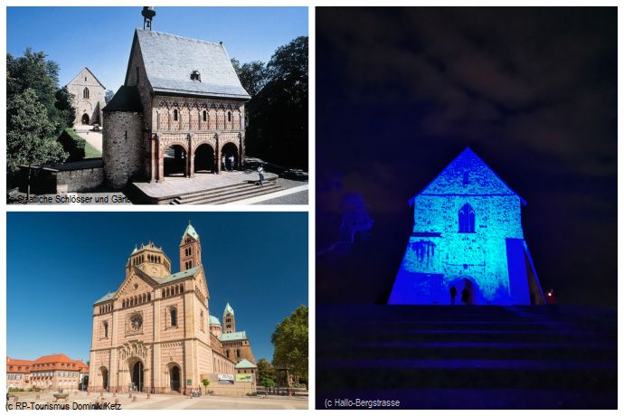die besten Weltkulturerbe rund um die Bergstrasse: Kloster Lorsch und Speyerer Dom