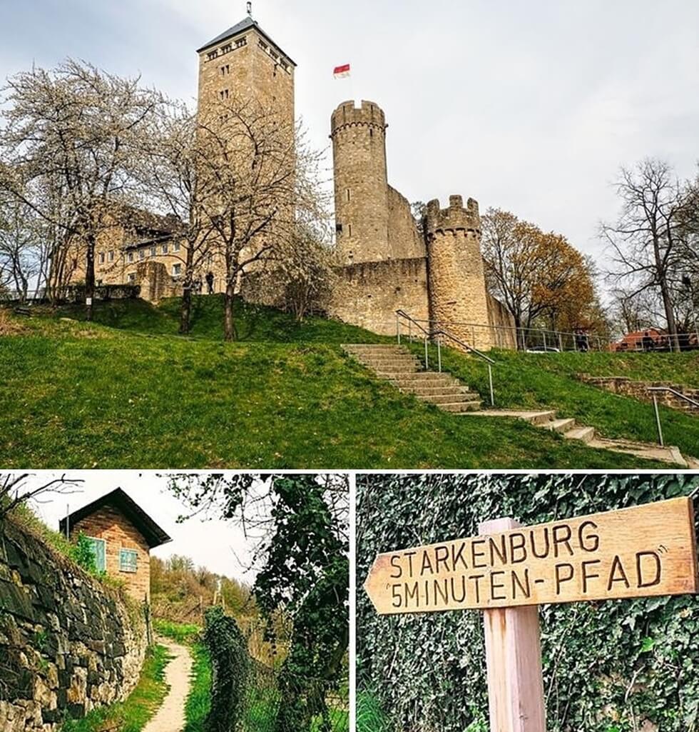 starkenburg Heppenheim fuenf minuten pfad