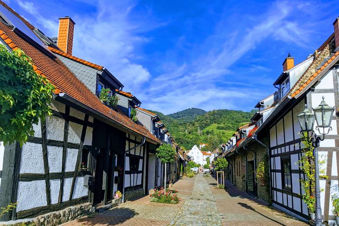 Die Scheuergasse in Zwingenberg ist ein Muss für jeden Besucher