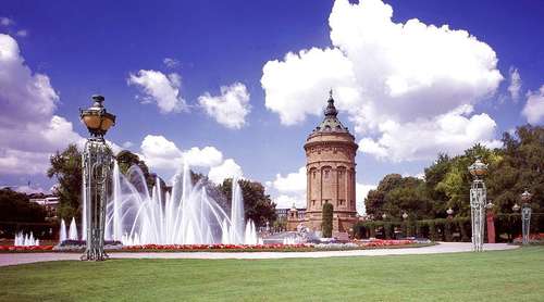 Das Wahrzeichen Mannheims - Der Wasserturm
