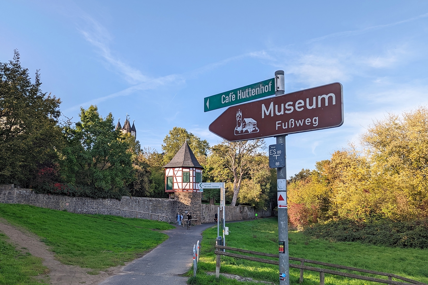 Steinheim - Stadtmauer und  Zolltürmchen 