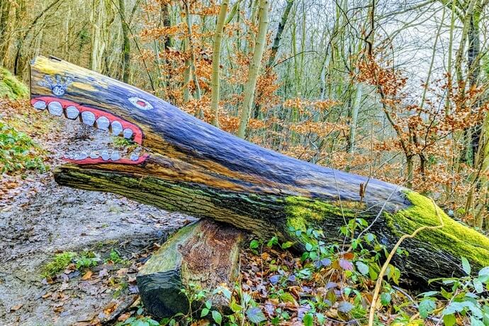 Unterwegs auf dem Burgensteig Bergstrasse erlebt man die eine oder andere Überraschung