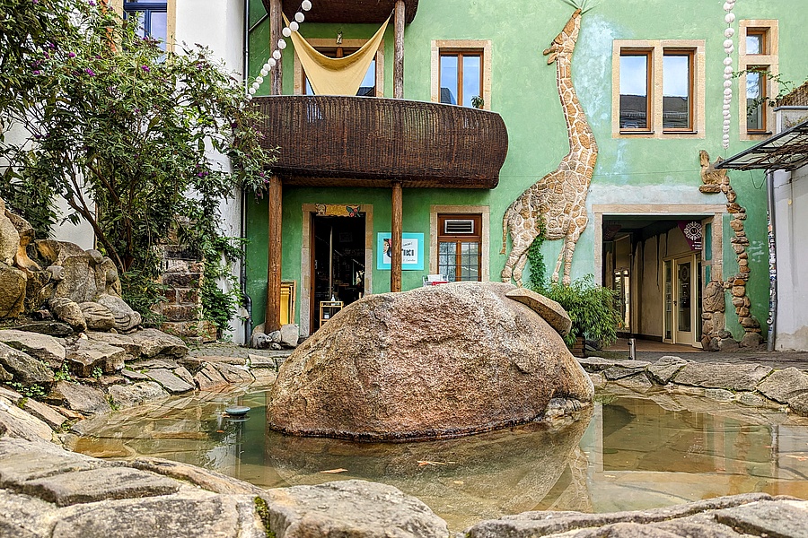 Hof der Tiere in der Kunsthofpassage Dresden 