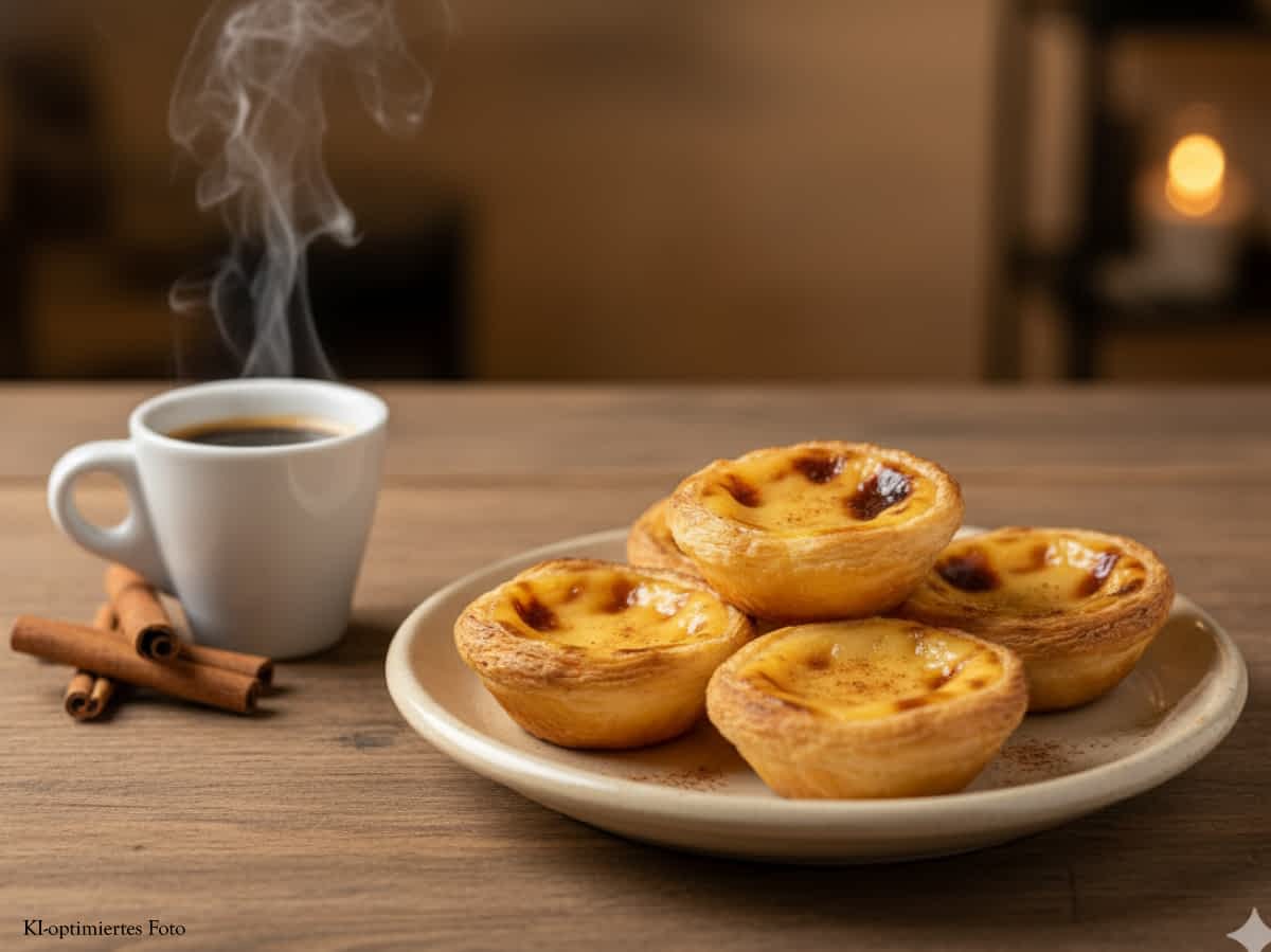 Puddingtörtchen - eine süsse Spezialität in Lissabon