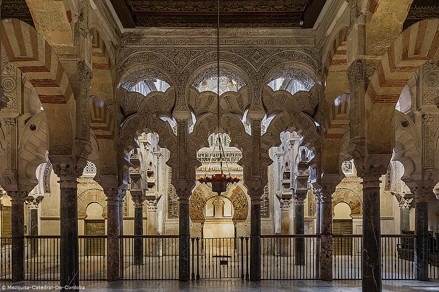 Mihrab (islamische Gebetsnische) in der Moschee-Kathedrale Cordoba