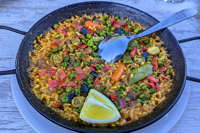 Paella spanisches Nationalgericht