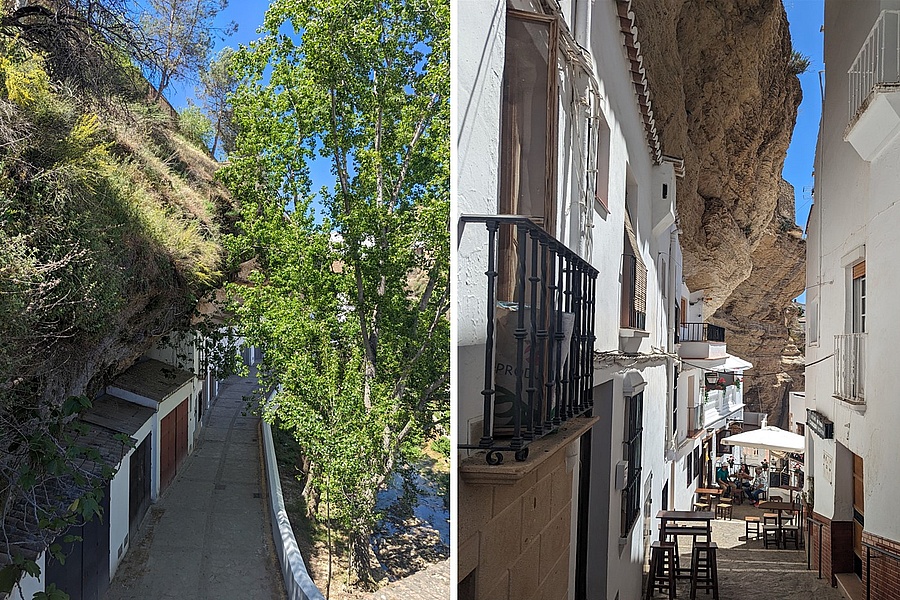 Andalusien: Felsenhäuser Setenil de las Bodegas