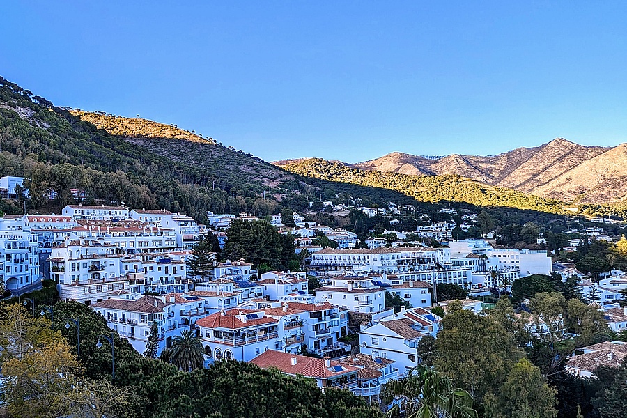 Blick auf Mijas