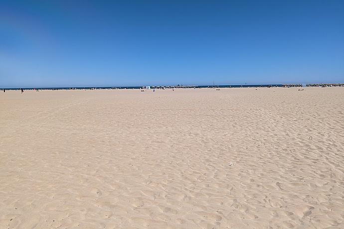 Stadtstrand Valencia  Playa de las Arenas 