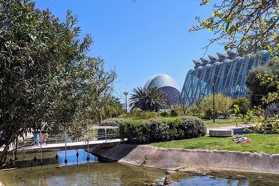 Velencia Turia Park perfekt zum Radfahren