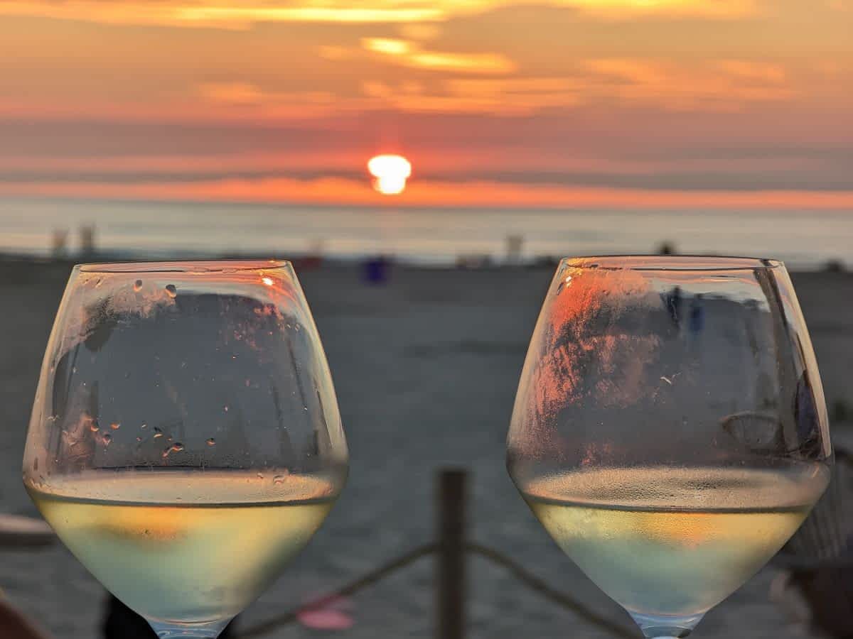 Malerischer Sonnenuntergang in Schoorl