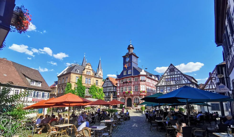 Marktplatz Heppenheim, Rathaus Heppenheim, Altstadt Heppenheim